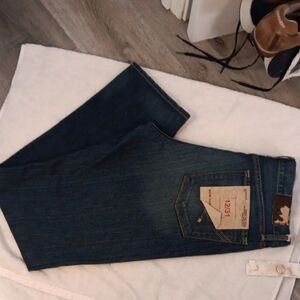 New York & Company Dark Blue Straight Jeans